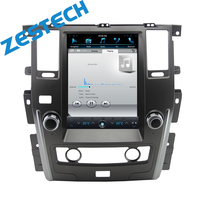Android 10 2 32G 121 Auto-Audio mit vertikalem Bildschirm für Nissan Patrol Multimedia mit GPS-Navigations-Radio-Audio