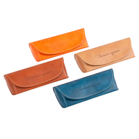 Étui de rangement compact en cuir PU fait main, grand cadre, résistant aux chutes, pour lunettes et sacs, très vendu