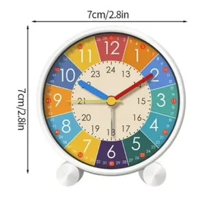 Silenzioso orologio solare per la prima educazione dei bambini Desktop di insegnamento di allarme con la decorazione della camera da letto scrivania motivo di decorazione - Product Image 3