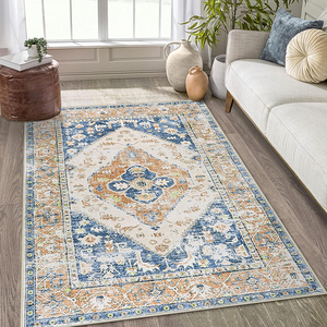 Tappeti personalizzati in poliestere con stampa digitale <span class=keywords><strong>orientale</strong></span> persiana lavabile in lavatrice per <span class=keywords><strong>tappeto</strong></span> da soggiorno - Product Image 1