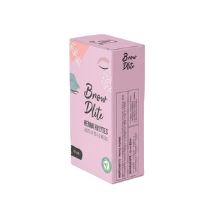 Polvo de Henna para Cejas BrowDlite, 5g y 10g, a Base de Hierbas, Doble Aplicador, Vegano, Resistente al Agua, Larga Duración, Hecho en India - Product Image 1