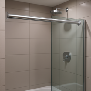 Tringle de douche chromée de 1 1/4 pouce de diamètre (26 x 250 mm) pour salle de bain - Product Image 2