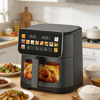 Four à convection intelligent 6,5 L avec contrôle numérique intégré et double chauffage haut/bas pour petites cuisines