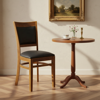 Chaise de salle à manger en bois au design moderne et écologique pour la maison, le bar, le restaurant, le salon
