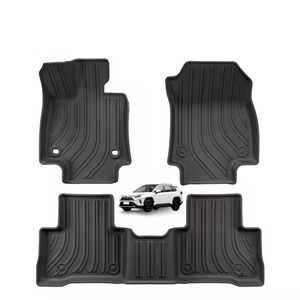 Alfombrillas de Coche de Alta Calidad para TOYOTA <span class=keywords><strong>RAV4</strong></span> 2019 2020 2021 2022 <span class=keywords><strong>2023</strong></span> 2024, Alfombras de TPE Impermeables, Alfombrillas Personalizadas - Product Image 1