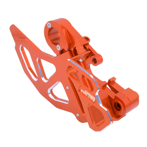 JFG 2017 CNC anodizzato alluminio SX <span class=keywords><strong>125</strong></span> 150 (US) protezione posteriore del disco freno XS FC TC protezione pinza freno posteriore per KTM <span class=keywords><strong>MX</strong></span>