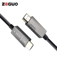 Prix usine fibre optique Audio TV transmetteur câble 100m PVC veste pour HDMI fil rouleau 4K résolution câbles de Communication