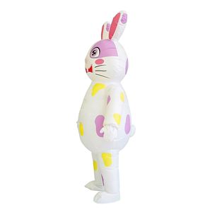 Costume gonflable de lapin pour adultes, idéal pour Halloween, Pâques, anniversaires et fêtes costumées - Product Image 2