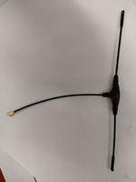 Antenne FPV double bande 915Mhz et 2.4G de type T, antenne de photographie aérienne FPV à gain élevé, récepteur et émetteur