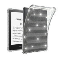 Kompatibel untuk Kindle 2024 E-book Reader Generasi ke-12 Kpw6 Penutup Pelindung Transparan Anti Guncangan Empat Sudut dengan Airbag