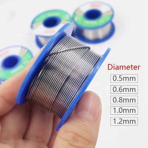 Alambre de <span class=keywords><strong>Soldadura</strong></span> <span class=keywords><strong>60</strong></span>/<span class=keywords><strong>40</strong></span> con Núcleo de Resina, Alambre de <span class=keywords><strong>Estaño</strong></span> para Soldar, 1.5-2.0% de Hierro, Rollo de 50g, Diámetro 0.5 0.6 0.8 1 1.2mm - Product Image 5