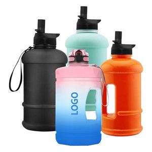 Custom 64 oz 2L Tour Sports Water Jug Plastic Steel Large Water Bottle Canteen <b>Thermos</b> - Product Image 1