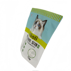 Sachet d'emballage plastique personnalisé avec logo d'usine, 100g 250g, à fond plat avec soufflet, <span class=keywords><strong>pour</strong></span> aliments et friandises <span class=keywords><strong>pour</strong></span> chiens et chats - Product Image 6
