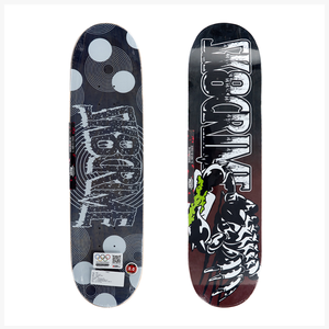 Skateboard complet en érable mixte 7 plis de 8,25 pouces, double kick, avec trucks Gravity Cast et roulements ABEC-7 - Product Image 3
