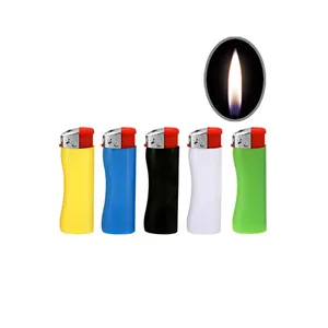 Lighter For ISO Plastic Cigar Feuerzeug Guarantee Big Flint Lighter Supplier Refillable Gas Torch Honest Art Candle Lighter