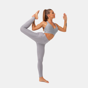 Leggings Sportivi da <span class=keywords><strong>Donna</strong></span> Colorati con Effetto Push-Up, Vita Alta, Tessuto Jacquard a Bolle, <span class=keywords><strong>Elasticizzati</strong></span> per Fitness e Yoga - Product Image 6