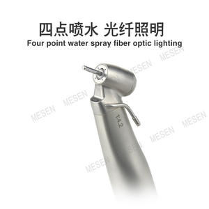 Pièce à main dentaire Mw, rapport 1:4.2, angle 45 degrés, moteur électrique pour extraction de dents mises au jour, couleur argent, certifié CE - Product Image 5