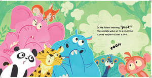 Livre sonore interactif pour enfants : Qui a fait le bruit d'un coup de fesses ? |   Livre éducatif sur <span class=keywords><strong>la</strong></span> reconnaissance des animaux de <span class=keywords><strong>la</strong></span> jungle pour les jeunes enfants - Product Image 3