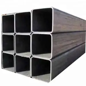 China's production MS Square Carbon Steel square tube 50x100mm carbon rectangular steel pipe