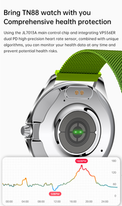 Đồng hồ thông minh Android 5.0 120 + Chế độ thể thao Valdus IP67 Đồng hồ thông minh giám sát oxy trong máu nhịp tim theo dõi cả ngày TN88 - Product Image 3