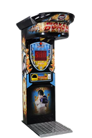 Machine de jeu de boxe pour adultes, simulateur de frappe puissante, pour usage intérieur, avec fonction de récompense et d'entraînement
