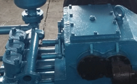 Pompe à boue triplex à double action DDK450 450L/min 5MPa à piston variable 4 vitesses pour forage de puits d'eau et géothermie