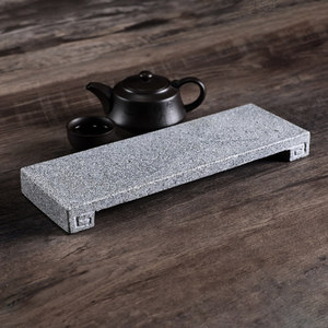 Kung Fu Tea Tray Stone Flat Dry Brewing Stand New Chinese Style Retro Heat Resistant Tea Set Afternoon Tea - Product Image 1