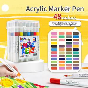 Maxwri มาร์กเกอร์24/36/60/80/120สีปากกามาร์กเกอร์ศิลปะชุดปากกาแปรงสำหรับวาดมังงะดีไซน์ส่ง - Product Image 1