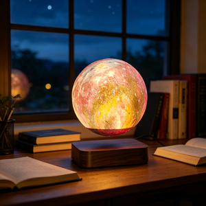 Creative Anti Gravity Starry Sky Night <b>Light</b> <b>Plug</b>-In Touch Control Floating Moon Lamp Gift For Kids Lover - Product Image 4