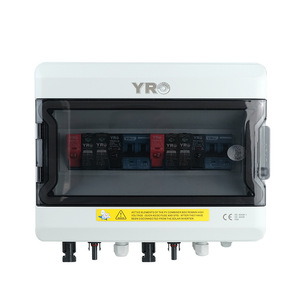 กล่องรวมสายไฟโซลาร์เซลล์ Yro Solar Pv Combiner Box 2 เข้า 2 ออก 550V Ip65 กันน้ำ ป้องกันไฟกระชาก พร้อมเปลือกพลาสติก - Product Image 1