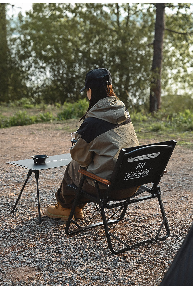 SHINETRIP リクライニングチェア ポータブル屋外折りたたみ椅子,キャンプ,調整可能,オフィス