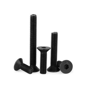 Đế Quốc Oxit Đen Thép <span class=keywords><strong>Hex</strong></span> ổ cắm Allen phẳng chìm đầu vít bu lông 2 #4 #6 #8 #<span class=keywords><strong>10</strong></span> #3/16 1/4 1/2 5/16 Kích thước 3/8 inch - Product Image 5