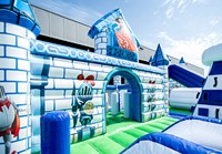 Castillo Inflable Comercial Gigante, Ciudad de Diversión Inflable, Castillo Inflable de PVC Súper Grande para Niños, Parque de Atracciones