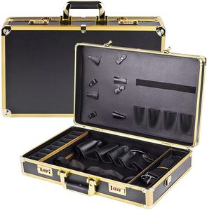 <span class=keywords><strong>Mallette</strong></span> de barbier de qualité supérieure Logo noir <span class=keywords><strong>mallette</strong></span> de barbier en aluminium de qualité supérieure Offre Spéciale valise de coiffeur de coiffeur - Product Image 1