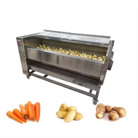 Groentefruit Gember Aardappelschiller Wasschilmachine Aardappelmachine