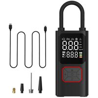 Gonfleur de pompe à air portable à double écran pour voiture avec charge sans fil ABS Fonction de banque d'énergie Nouveau design Boîte emballée