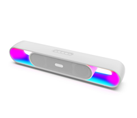 Haut-parleur audio portable personnalisé 16W avec logo, mini barre de son sans fil pour ordinateur portable, petite taille, basses puissantes, barre de son avec lecture USB