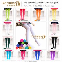 Collants de danse pour enfants, leggings de ballet opaques pour filles, vêtements pour enfants, vente en gros, spandex, coton, élastique lisse, OEM personnalisé