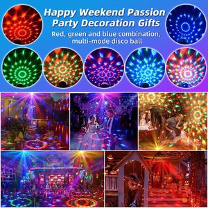 Bola de Discoteca LED con Efecto Estroboscópico de 7 Colores, Activación por Sonido, Control Remoto, para Karaoke, Festivales, Bodas, Bares, Clubes, Fiestas - Product Image 2
