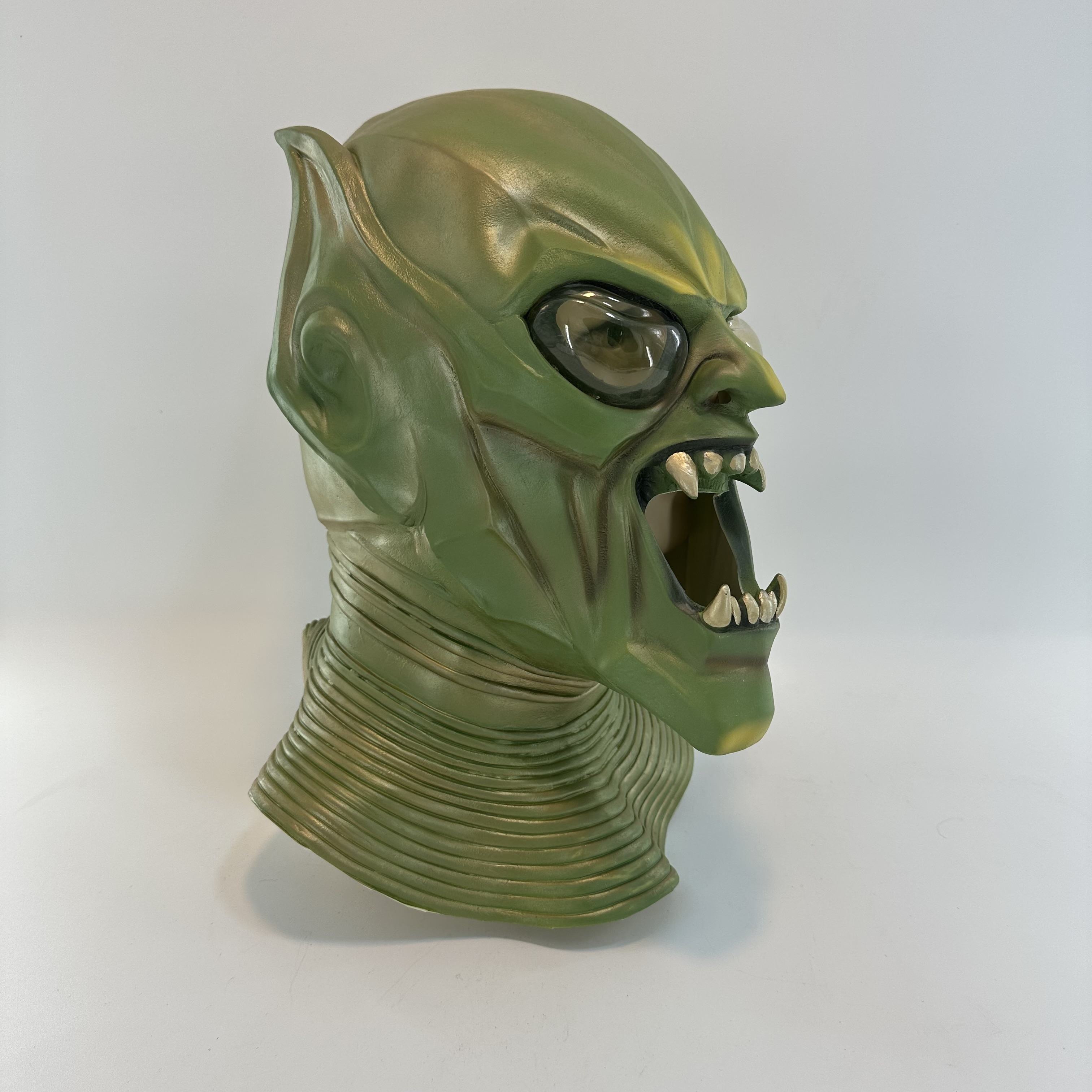 Deluxe Green Goblin Mask \u0026 Halloween Cosplay Costume Prop - Eco-Friendly OEM, image size:3024x3024