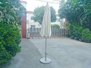 Resort plage <span class=keywords><strong>bain</strong></span> <span class=keywords><strong>de</strong></span> <span class=keywords><strong>soleil</strong></span> détente banquette-lit côté mobilier jardin extérieur parasols ronds - Product Image 4