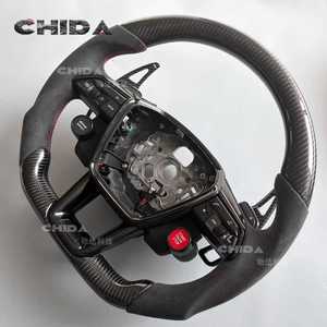 Volante de Fibra de Carbono de Alta Calidad Compatible con Vehículos <span class=keywords><strong>Audi</strong></span> A1 A3 A4 A5 A6 <span class=keywords><strong>Q4</strong></span> Q5 Q6, Apto para Modificación de Vehículos - Product Image 2
