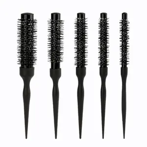 hot selling products 2024 Aluminium Tube Hair Perm Styling Multiple Sizes Anti-Slip Easy Grip Barber Fade Curly Hair Comb