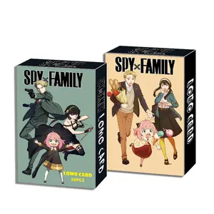 30pcs/Set Lomo Card SPY X FAMILY Demon Slayer Genshin Impact Jujutsu Kaisen One Pieced Character Card Pattern Anime Lomo Card