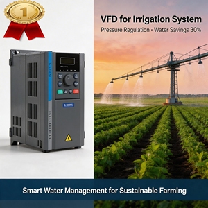 Variateur de fréquence (VFD) triphasé 380V AC Goldbell 4KW/5KW/7.5KW/15KW avec contrôle V/F pour le contrôle de la vitesse des ventilateurs, des pompes et des moteurs - Product Image 1