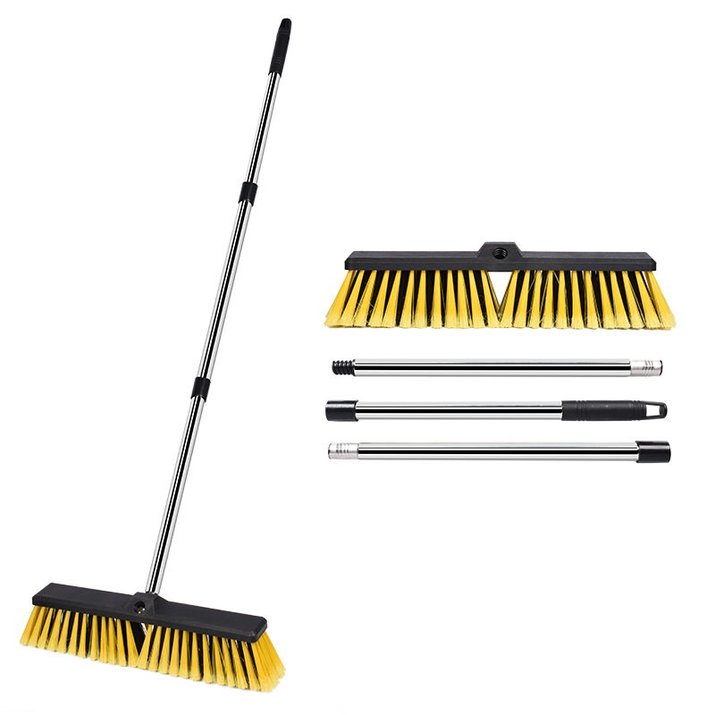 Balai 3 sections style italien + grande brosse à sol