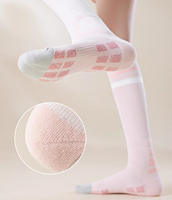 Chaussettes de compression personnalisées pour mollets, antidérapantes, à tube long, à pression