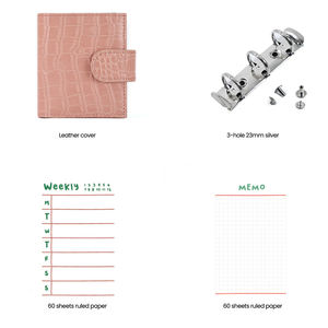 <span class=keywords><strong>Cartera</strong></span> personalizada A7 para <span class=keywords><strong>mujer</strong></span> con estampado de cocodrilo, carpeta multifuncional de cuero genuino, monedero con cierre abierto, logotipo de nailon - Product Image 4