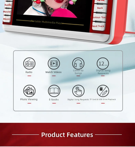 Sistema TV All-in-One con Schermo Grande e Altoparlante Portatile Multifunzione per Anziani, Riproduzione <span class=keywords><strong>di</strong></span> Musica, Video, <span class=keywords><strong>Opera</strong></span>, Film e Giochi - Product Image 5