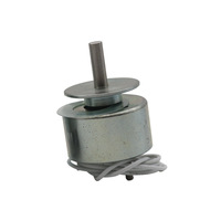 Électroaimant tubulaire à poussée-tirage haute vitesse DC12V 24V, course 20mm, pour machine à tresser Youge YGC003, rétraction douce à l'activation